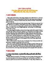 Công nghệ 10 - Học theo chủ đề Ứng dụng công nghệ nuôi cấy mô tế bào trong nhân giống cây trồng nông, lâm nghiệp